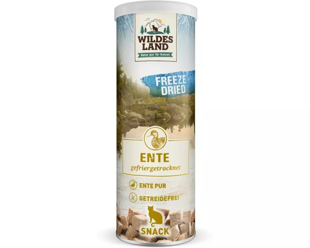 Wildes Land Katzen-Snack Ente Freeze Dried 26 g