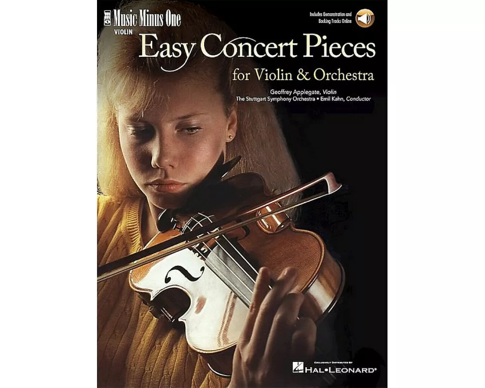 Easy Concert Pieces for Violin & Orchestra Book/Online Audio