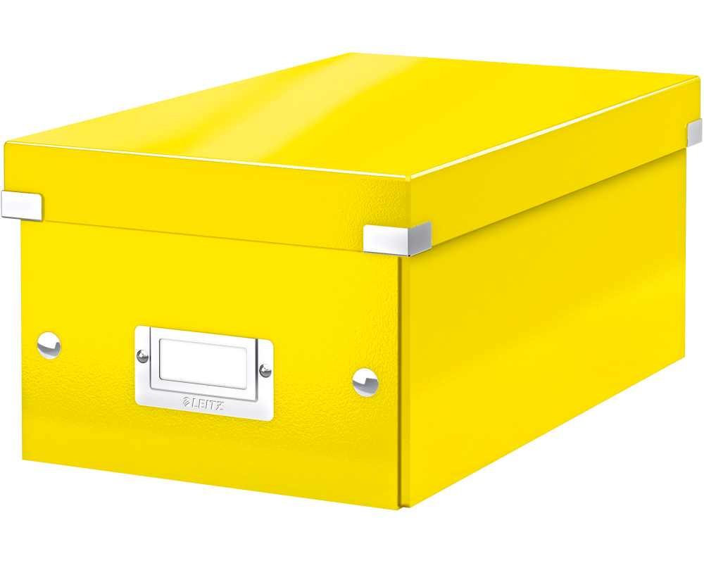 LEITZ Click&Store WOW DVD-Ablagebox 6042-00-16 gelb 206x147x352mm