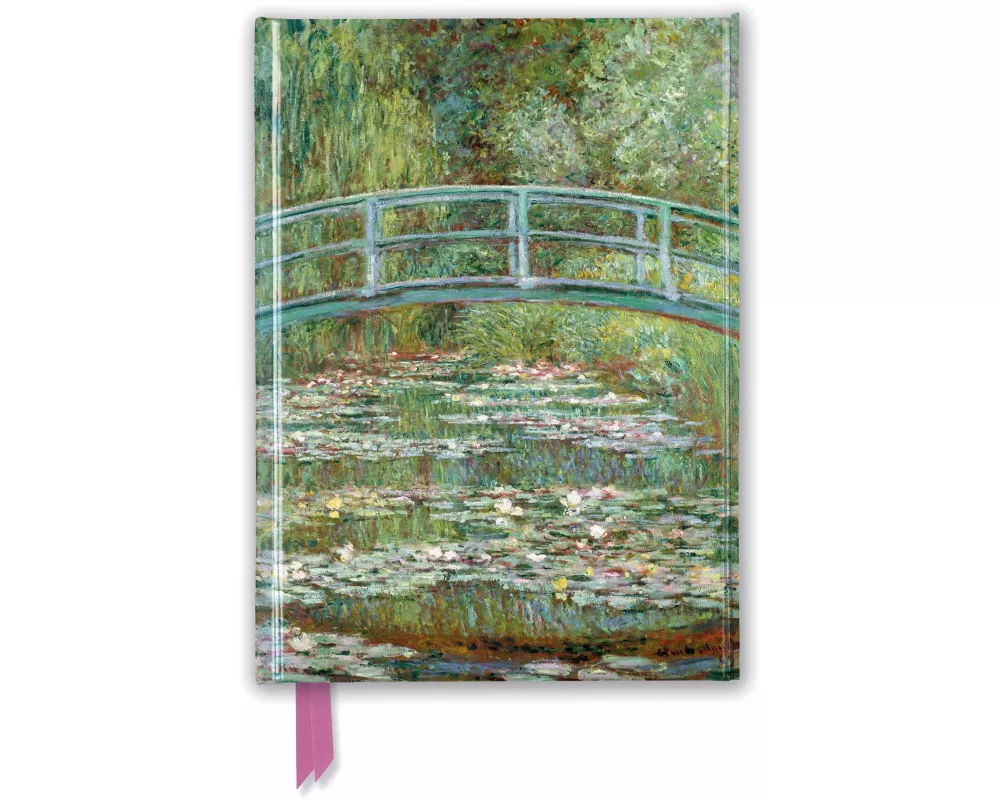 Claude Monet: Bridge Over a Pond of Water Lilies (Foiled Journal)