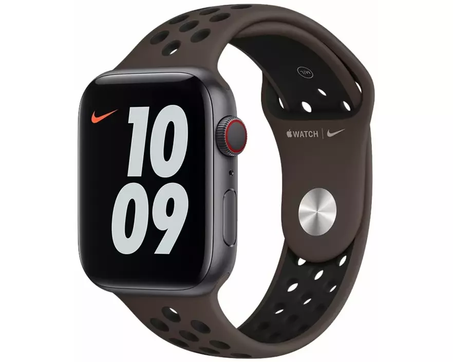 Apple 44mm Ironstone/Black Nike Sport Band - Regular