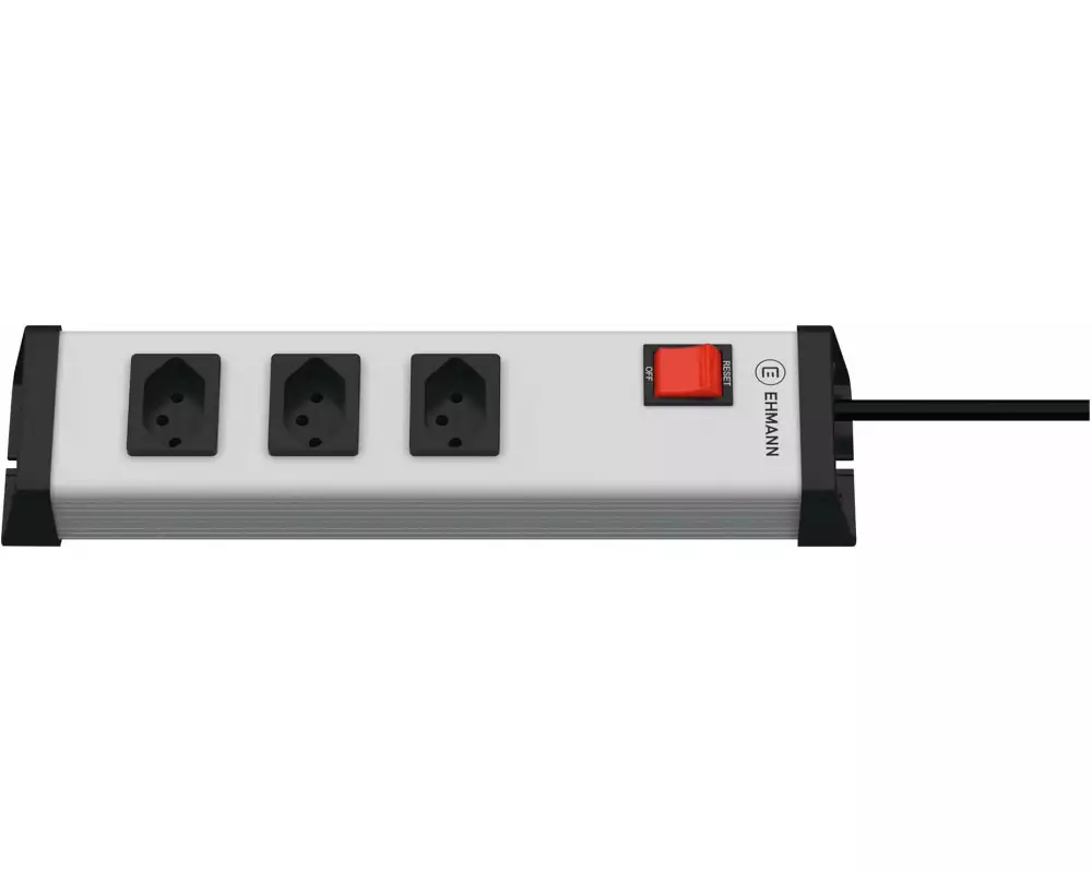 Ehmann Steckdosenleiste 3x T13 mit Schalter