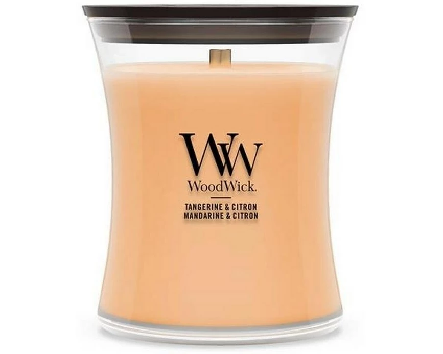 Woodwick Duftkerze Tangerine & Citron Medium Jar