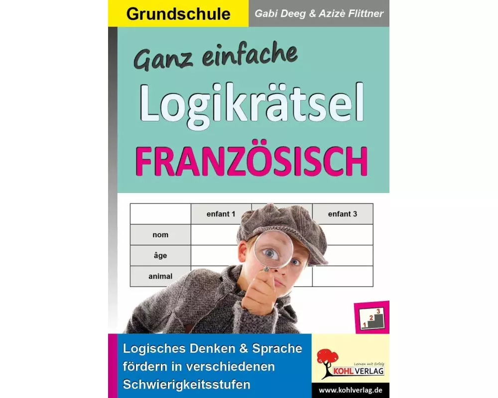 Ganz einfache Logikrätsel Französisch
