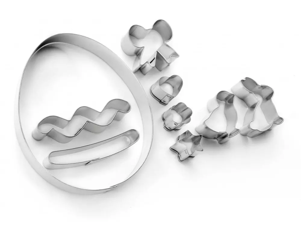 Ibili Set Ostern-Guetzli-Ausstechformen 12 x 10 cm