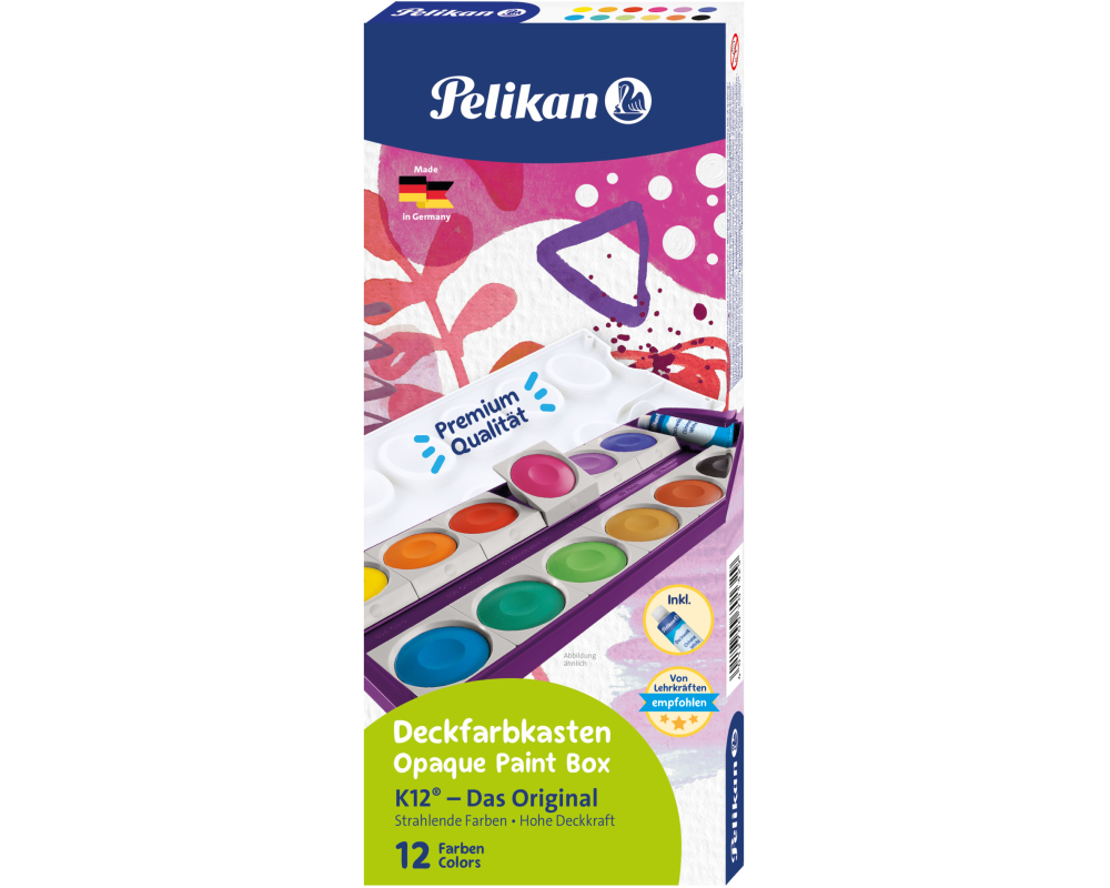 PELIKAN Farbkasten K12 701327 violett 12 Farben