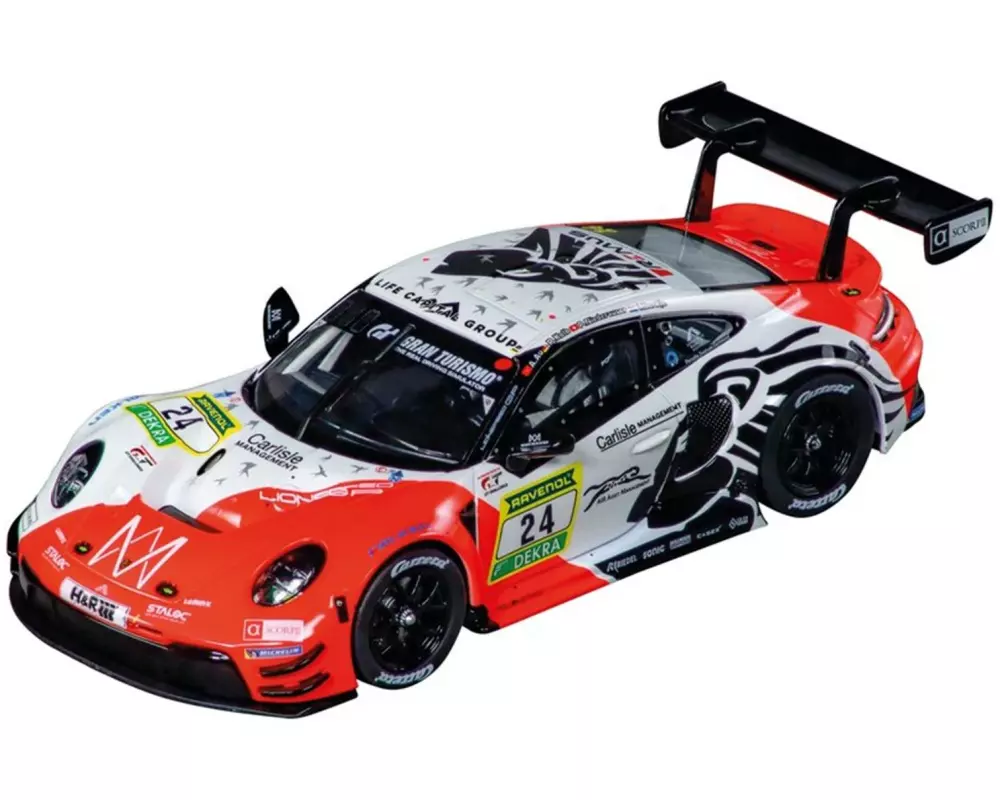 Carrera Rennbahnauto Porsche 911 GT3 R No.24 Slotcar 1:32