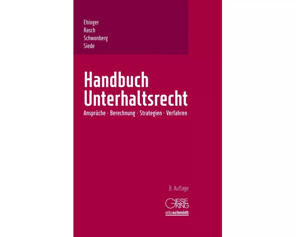 Handbuch Unterhaltsrecht