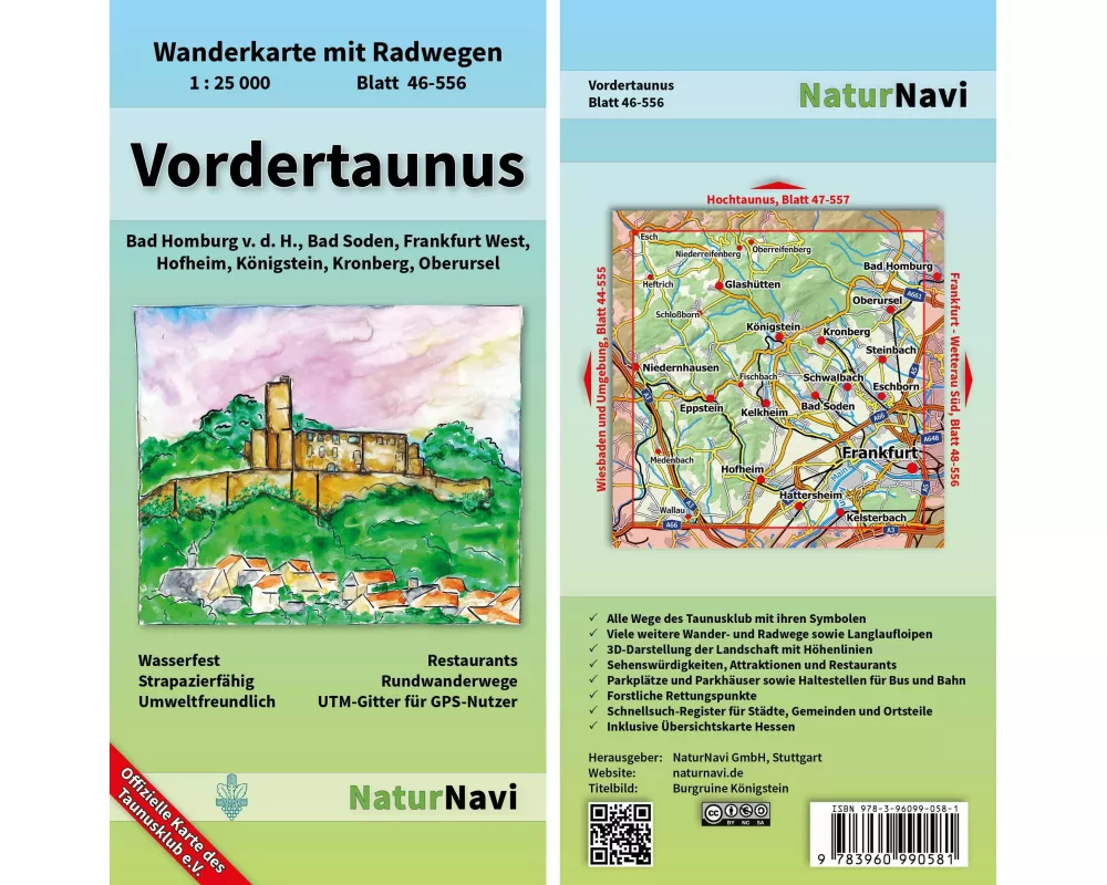 Vordertaunus 1 : 25 000, Blatt 46-556