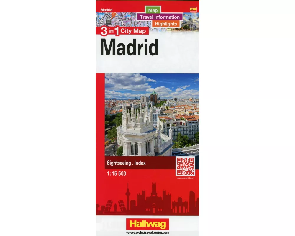 Hallwag Stadtplan Madrid
