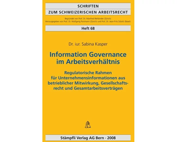 Information Governance im Arbeitsverhältnis