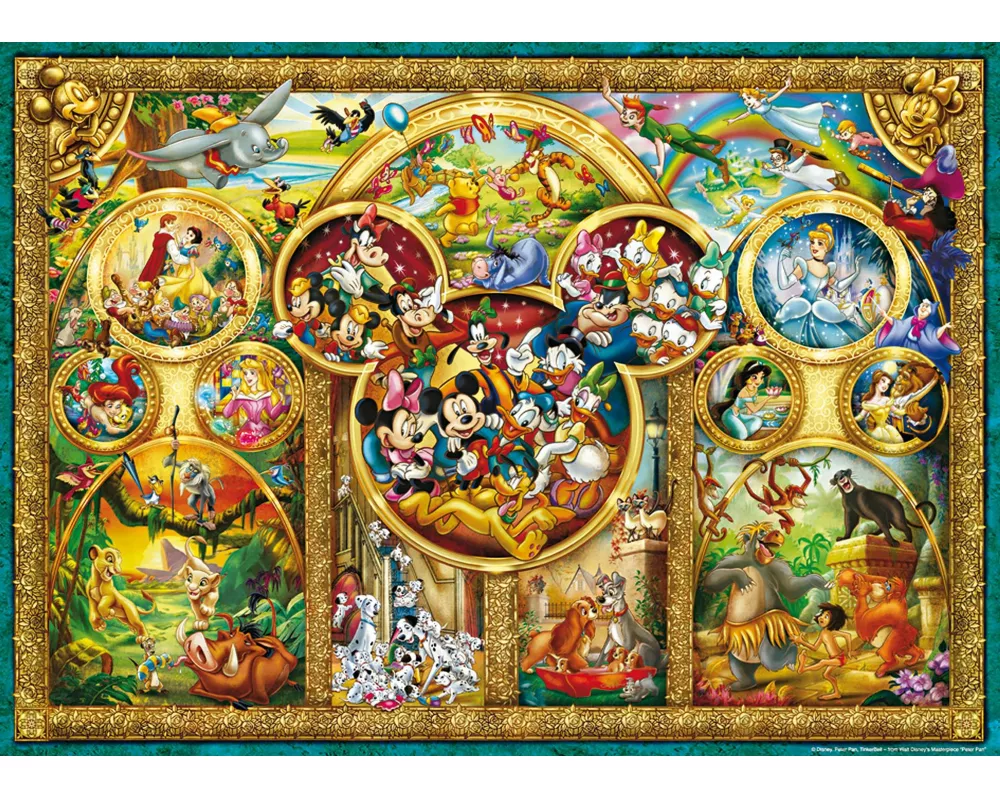 Erwachsenenpuzzle 1000 Teile - Disney Classics - Die schönsten Disney Themen