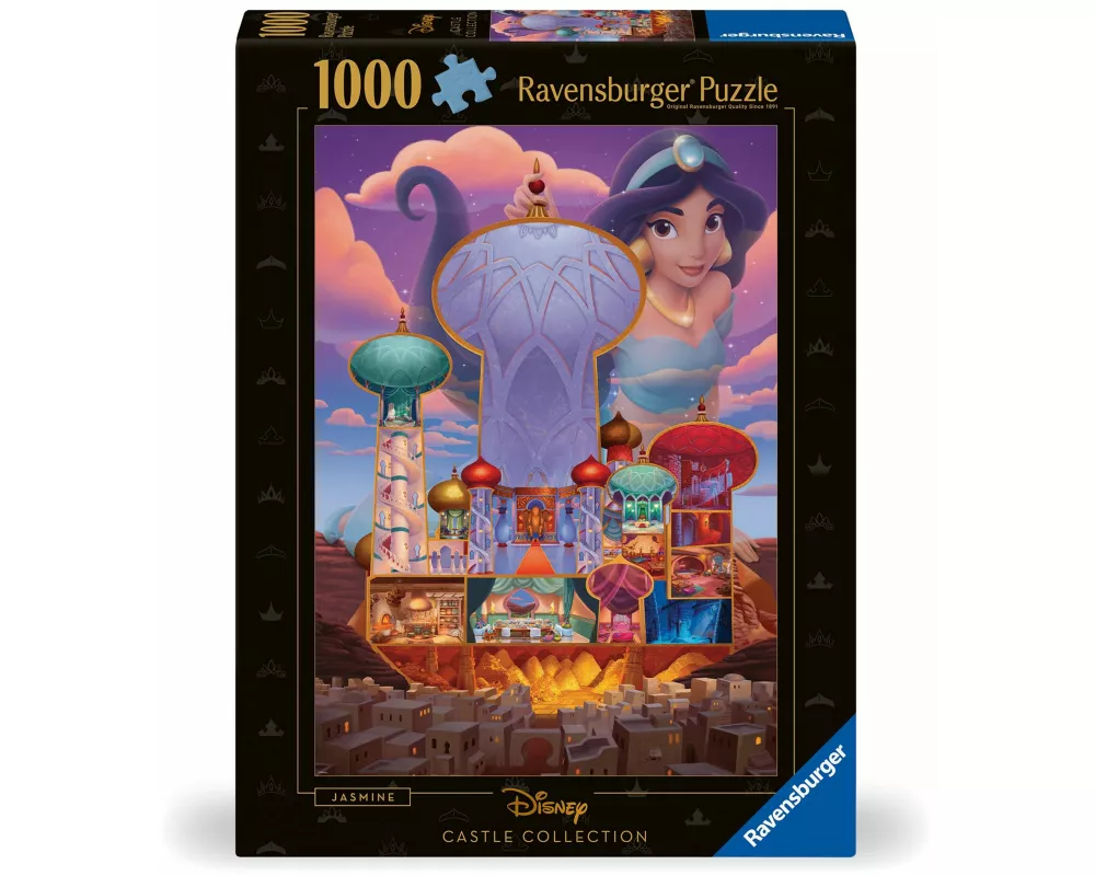 Erwachsenenpuzzle 1000 Teile - Disney Prinzessinnen - Disney Castles: Jasmin