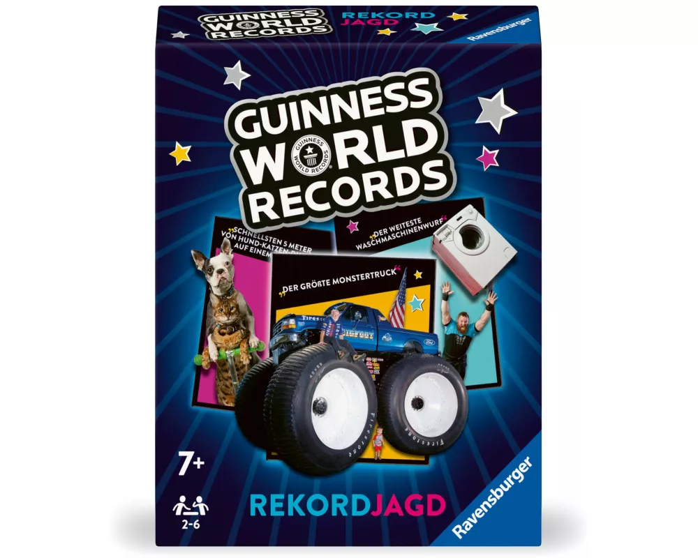 Guinness World Records: Rekordjagd - Kartenspiel ab 7 Jahre