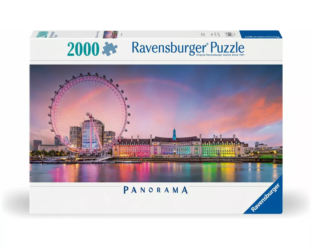 Erwachsenenpuzzle 2000 Teile Panorama - Kunterbuntes London