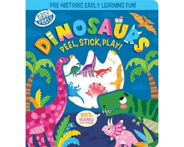 Easy Peely Dinosaurs - Peel, Stick, Play!
