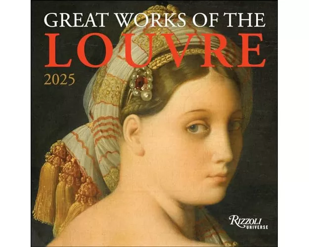 Great Works of the Louvre 2025 Wall Calendar