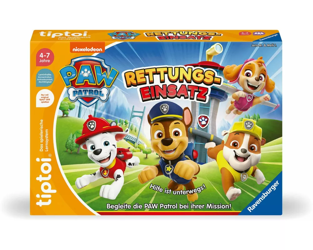 tiptoi PAW Patrol Rettungseinsatz - ab 4 Jahre