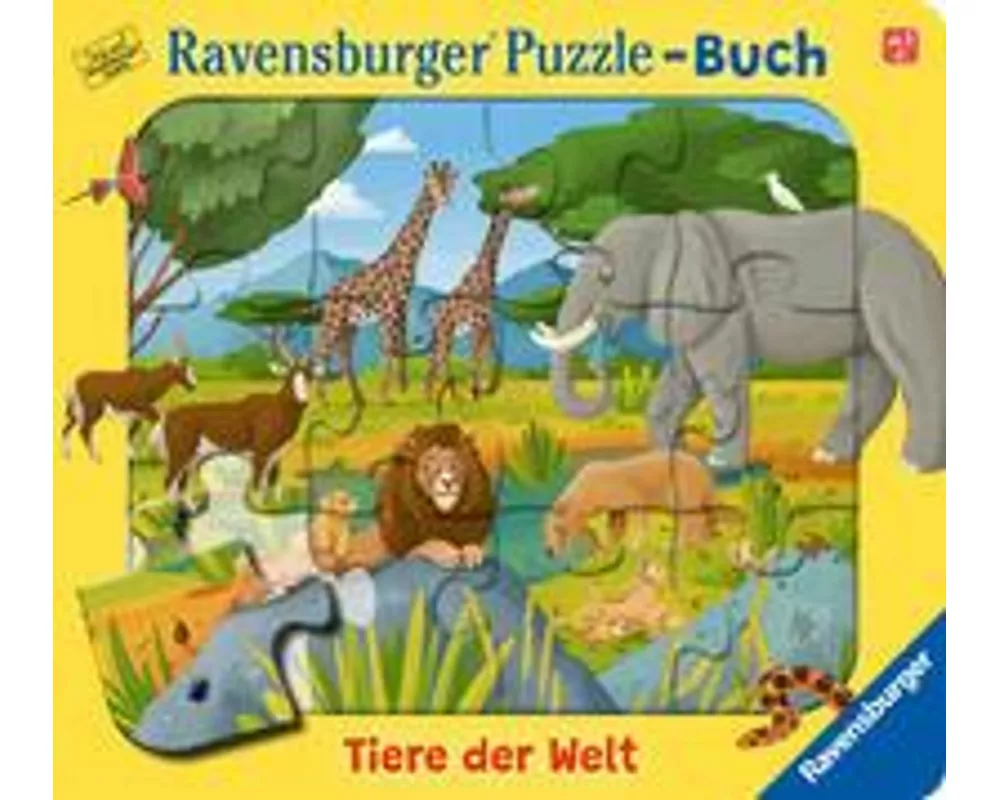 Ravensburger Puzzle-Buch: Tiere der Welt
