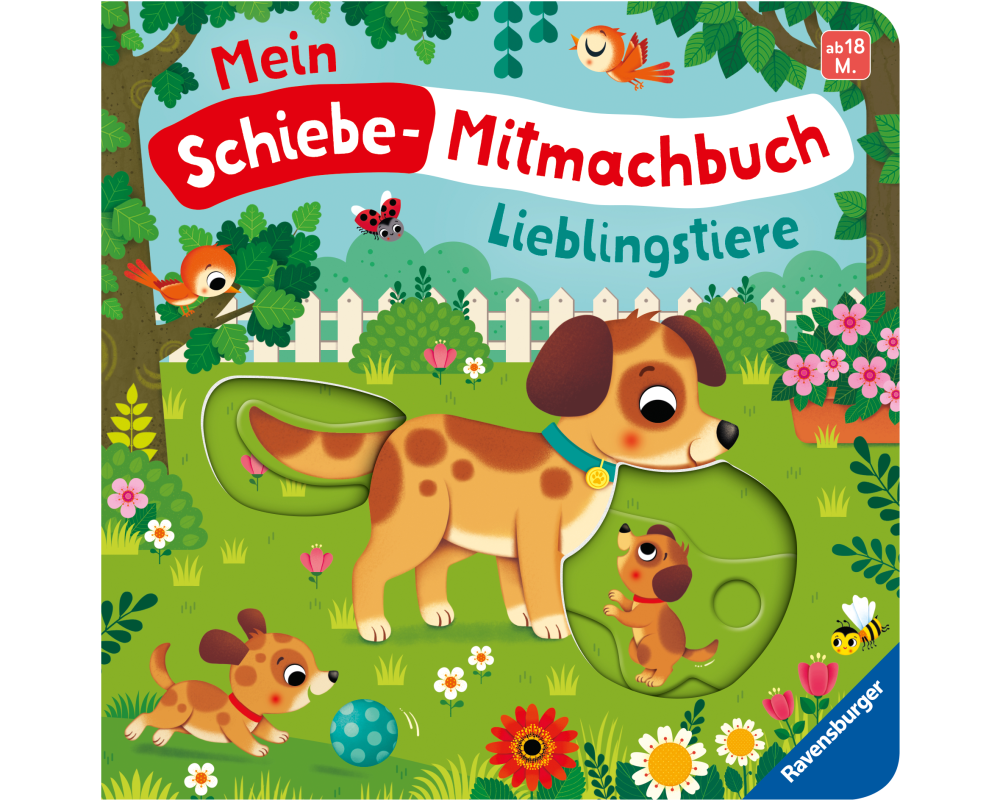 Mein Schiebe-Mitmachbuch - Lieblingstiere