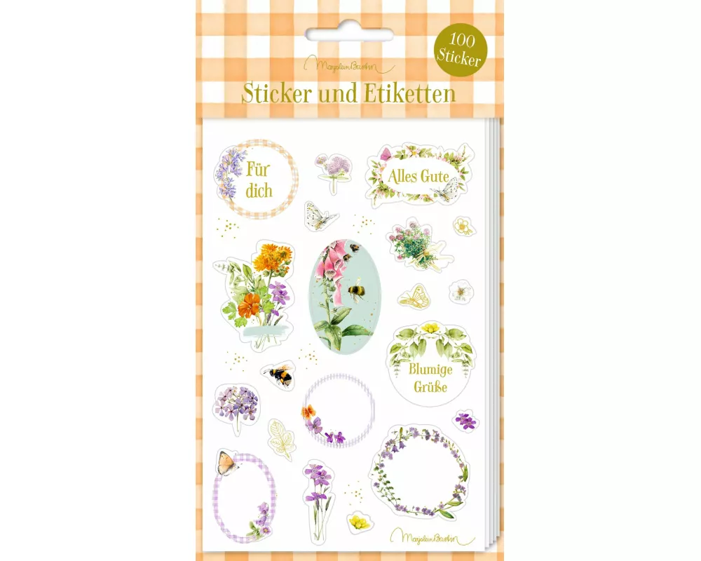 Stickerbogen mit 100 Stickern