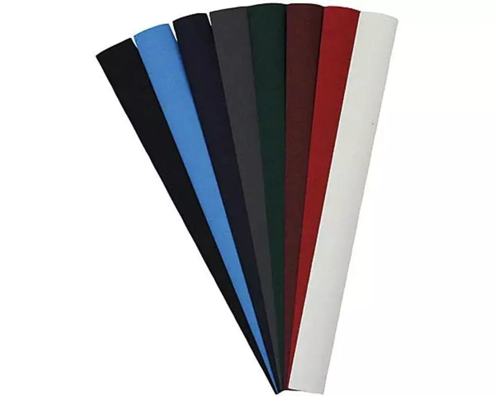 Büromaterial Einbanddeckel LX Strips Fastback 0 g/m², 100 Stück, Weiss