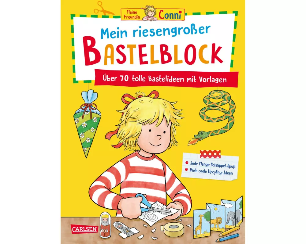 Conni Gelbe Reihe (Beschäftigungsbuch): Mein riesengroßer Bastelblock
