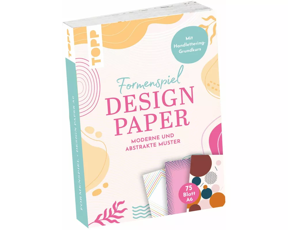Design Paper A6 Formenspiel. Mit Handlettering-Grundkurs