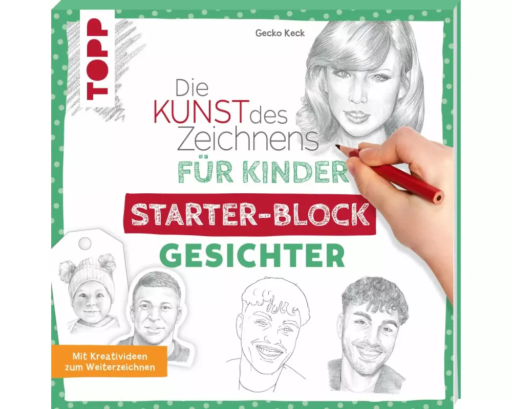 Die Kunst des Zeichnens für Kinder Starter-Block - Gesichter