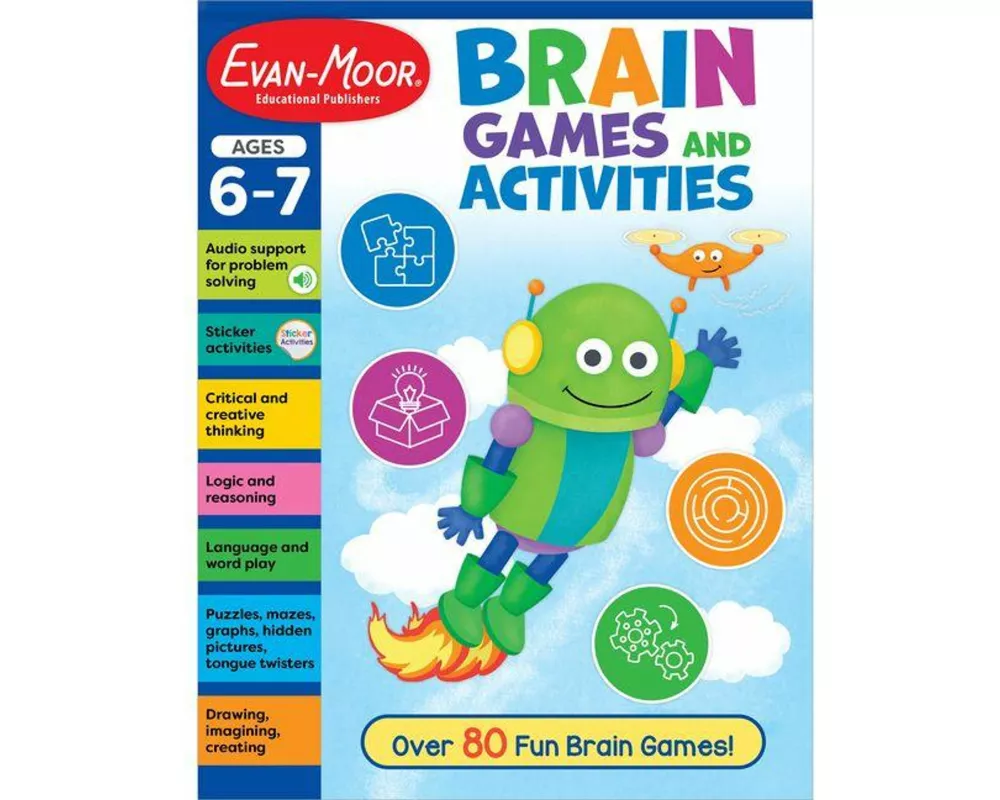 Brain Games and Activities, Ages 6-7