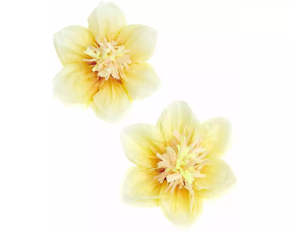 Seidenpapierblumen Osterglocken, M, FSC MIX,  27 cm, 2 Stk