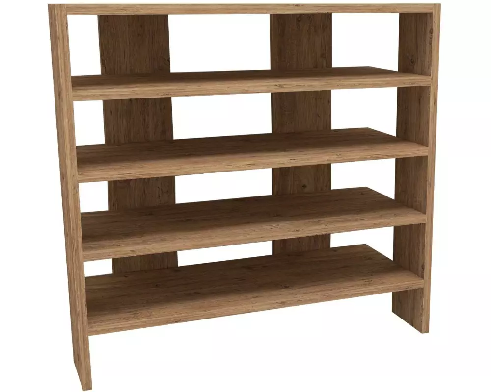 Woody Fashion Schuhregal Sargel – Atlantische Kiefer 75.6 x 72 cm, Braun
