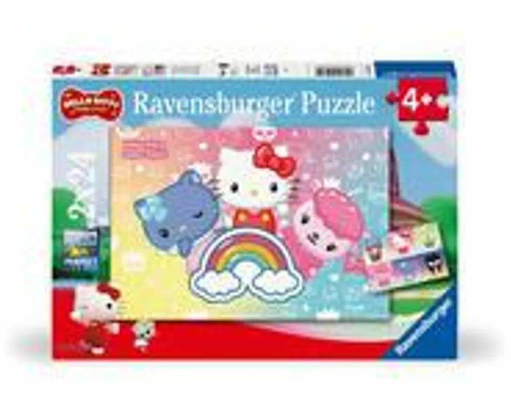 Kinderpuzzle 2x24 Teile - Hello Kitty - Die besten Freunde