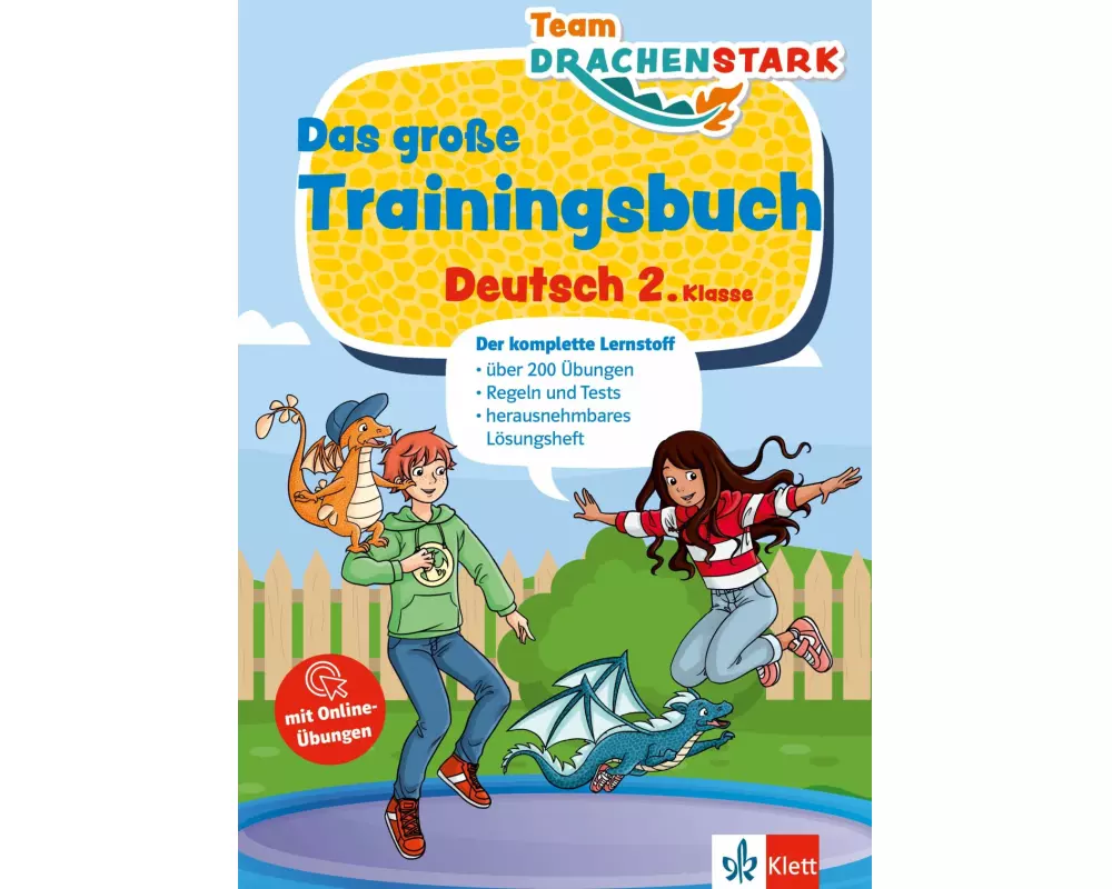 Klett Team Drachenstark: Das große Trainingsbuch Deutsch 2. Klasse