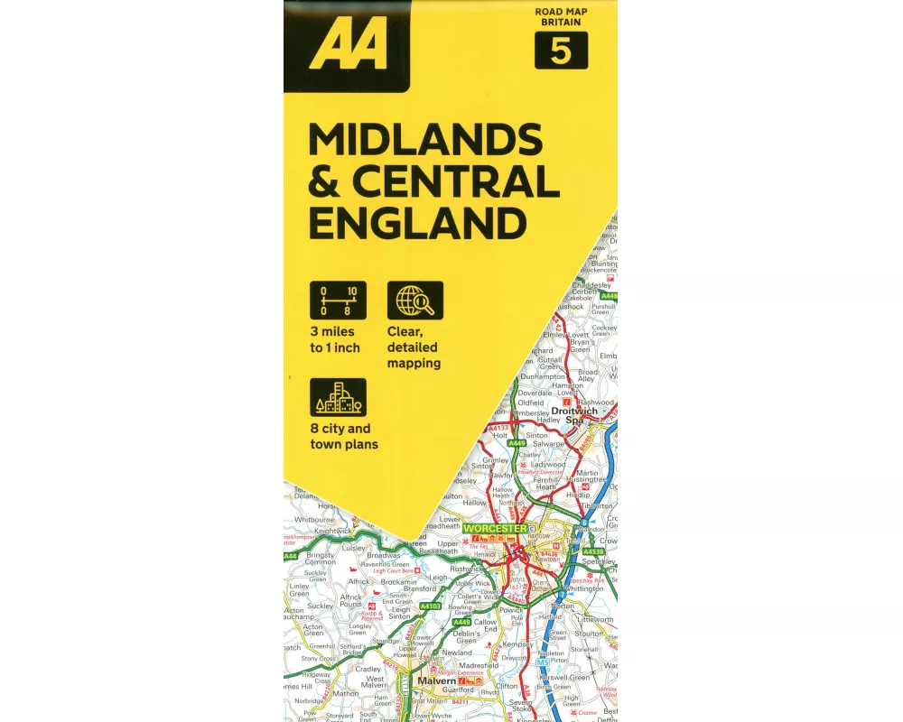 Road Map Britain 05. Midlands & Central England