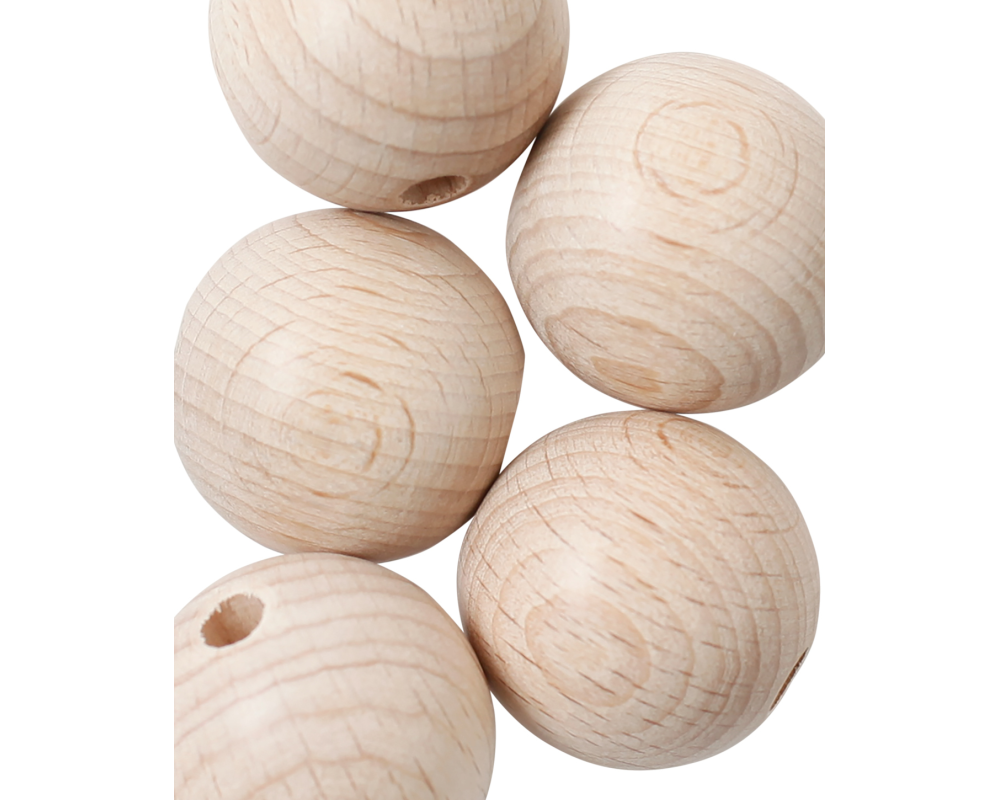 I AM CREATIVE Rohholzkugel 25mm 4530.25 Bucheholz 5 Stück