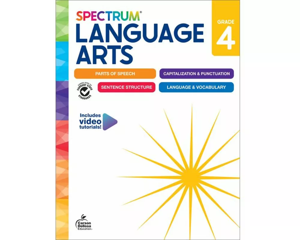 Spectrum Language Arts Workbook Grade 4