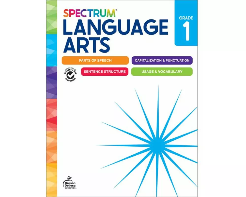 Spectrum Language Arts Workbook Grade 1
