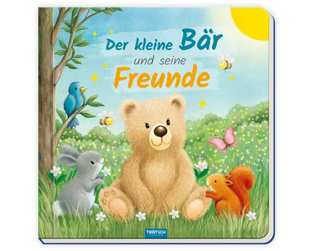 Trötsch Pappenbuch mit Reimen Der kleine Bär und seine Freunde