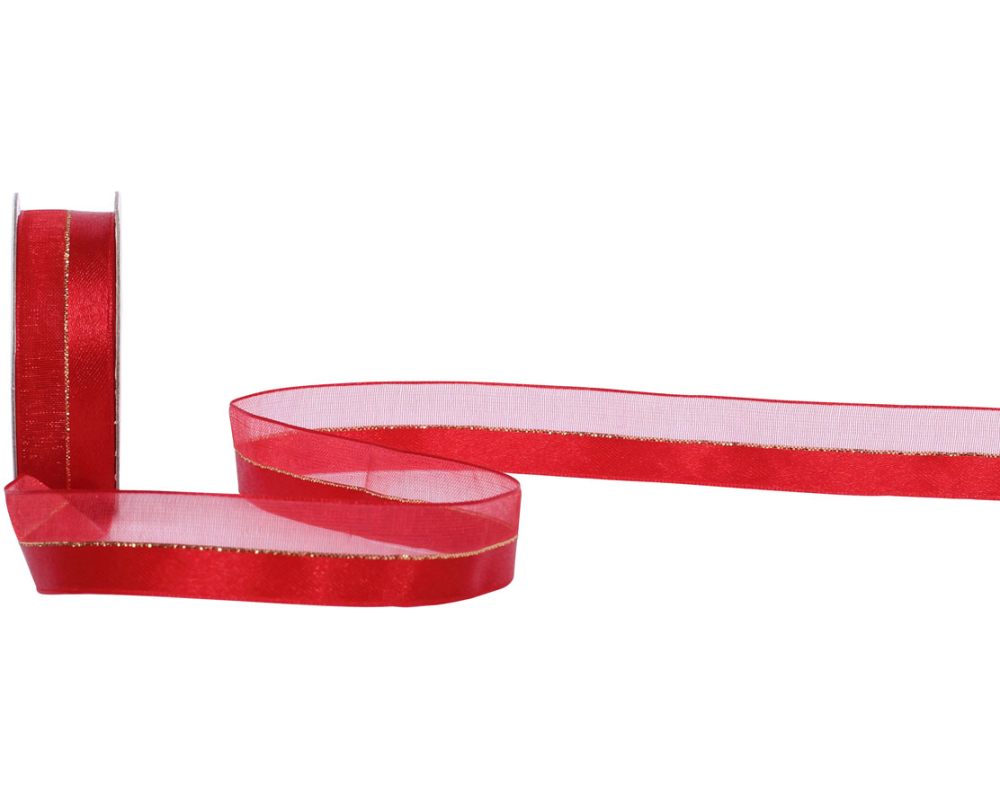 SPYK Band Cubino Elégance 1458.1654 16mmx3m Rot-Gold