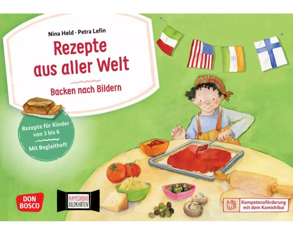 Rezepte aus aller Welt: Backen nach Bildern. Kamishibai Bildkartenset