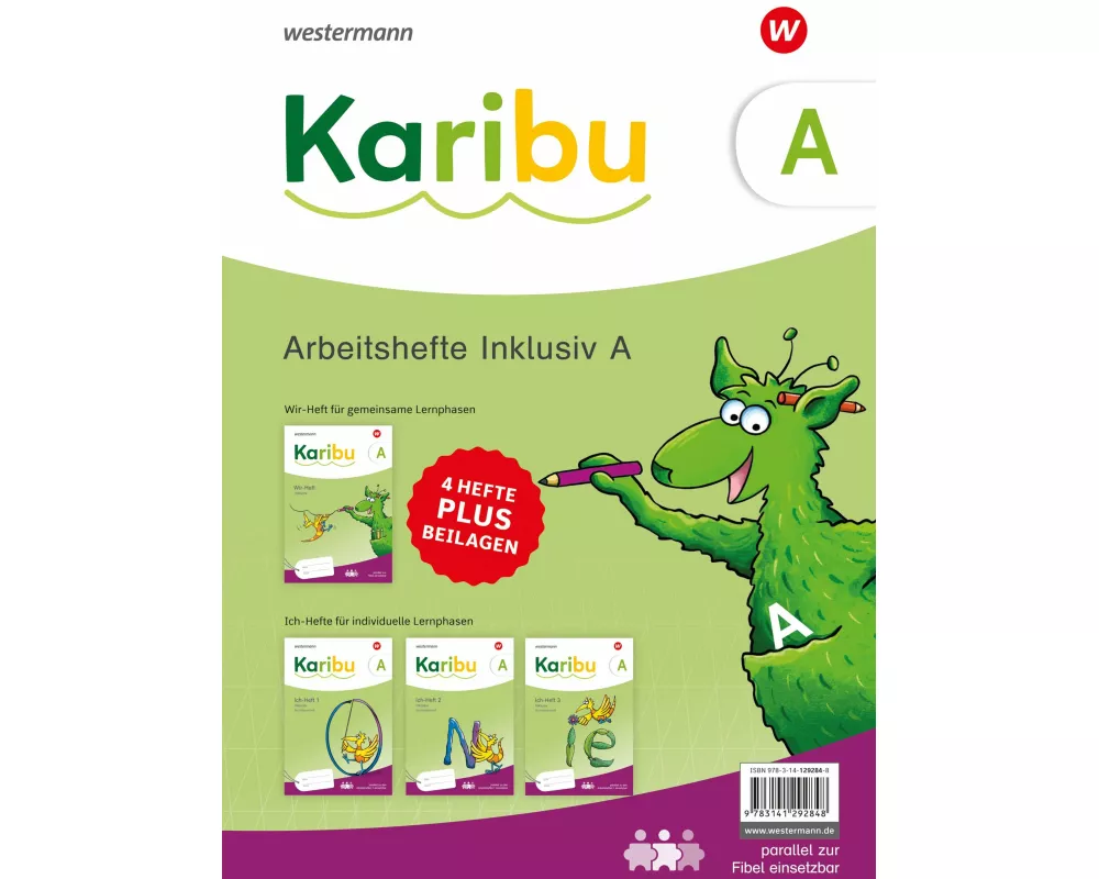 Karibu. Arbeitshefte Inklusion A 4 Hefte im Paket (Wir-Hefte und Ich-Hefte) plus Beilagen