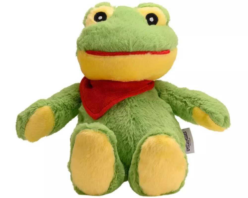 Welliebellies Wärme-Stofftier Frosch gross 30 cm