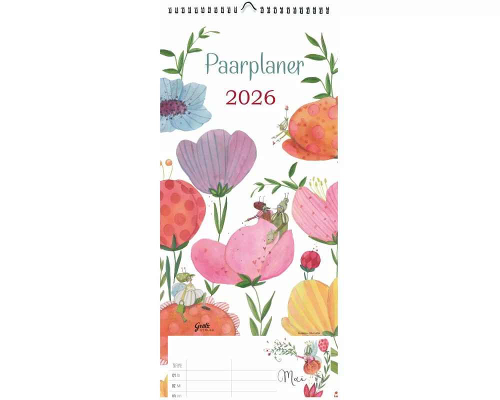 Paarplaner / Blumen 2026