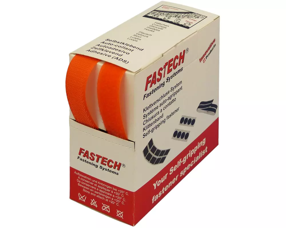 FASTECH Klettband-Box Orange