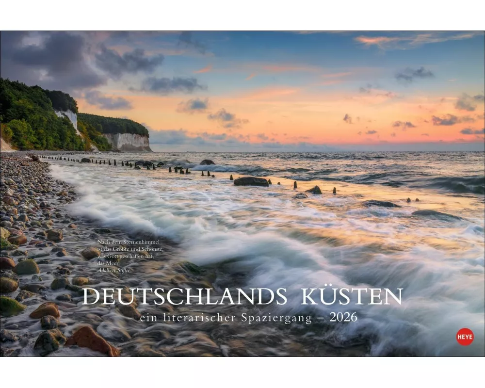 Deutschlands Küsten - Ein literarischer Spaziergang Kalender 2026