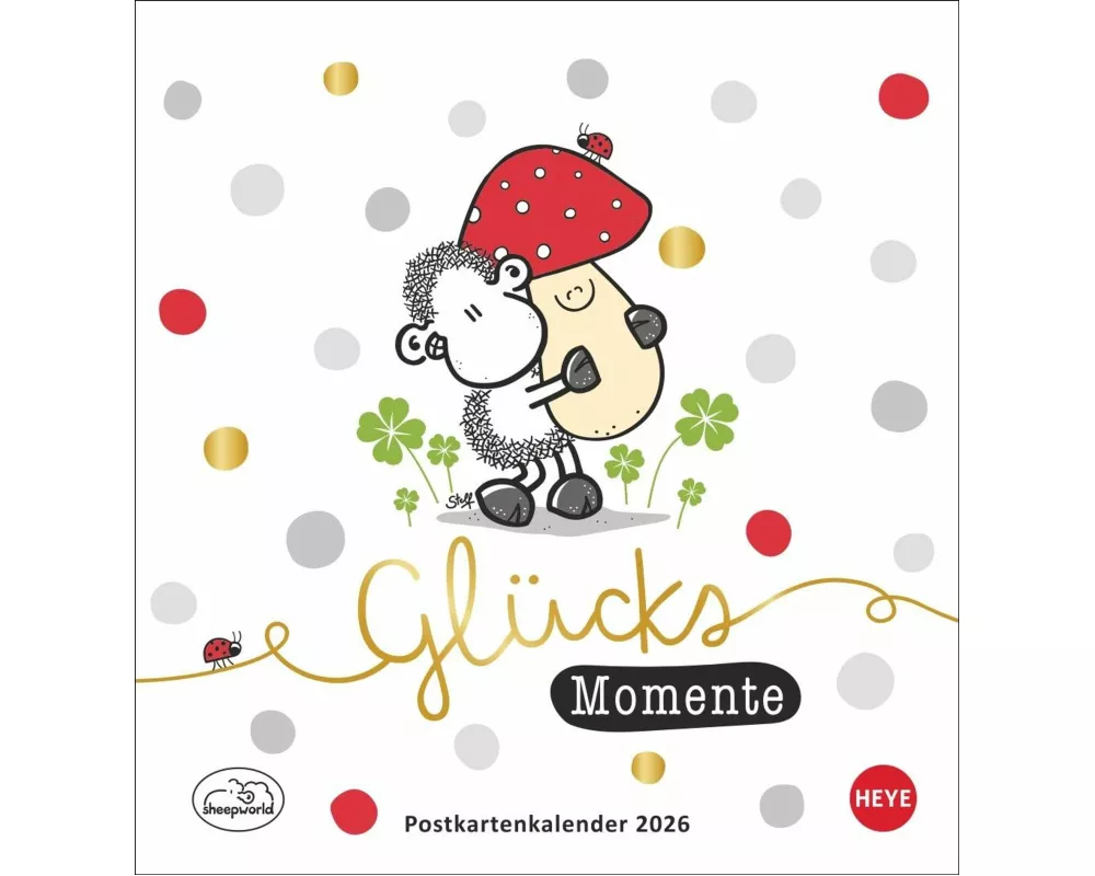 sheepworld Postkartenkalender 2026