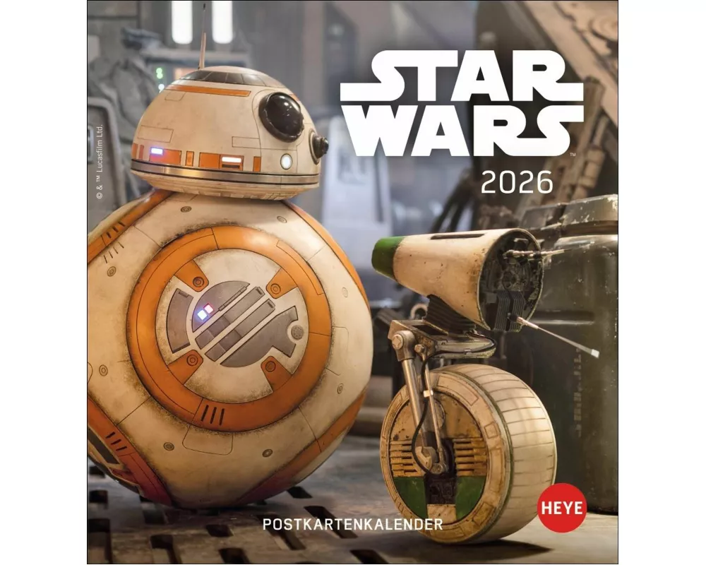 Star Wars Postkartenkalender 2026