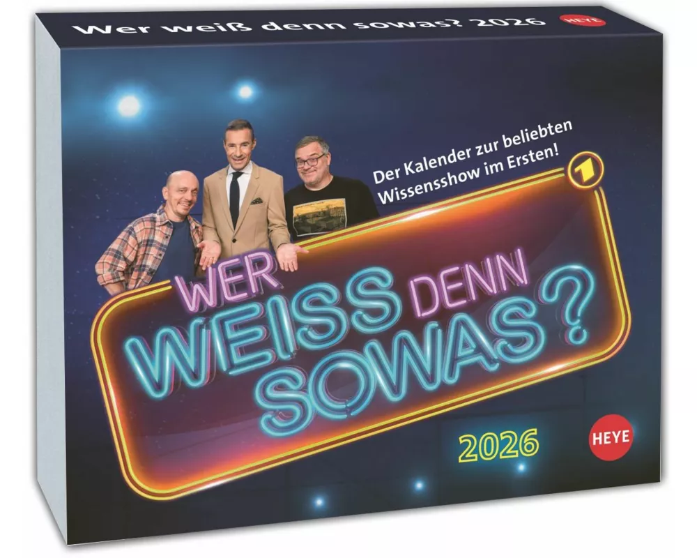 Wer weiß denn sowas? Tagesabreißkalender 2026
