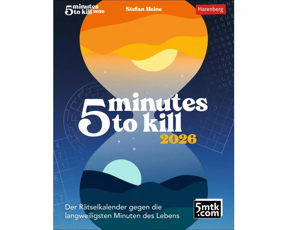 5 minutes to kill Tagesabreißkalender 2026 - Der Rätselkalender gegen die langweiligsten Minuten des Lebens